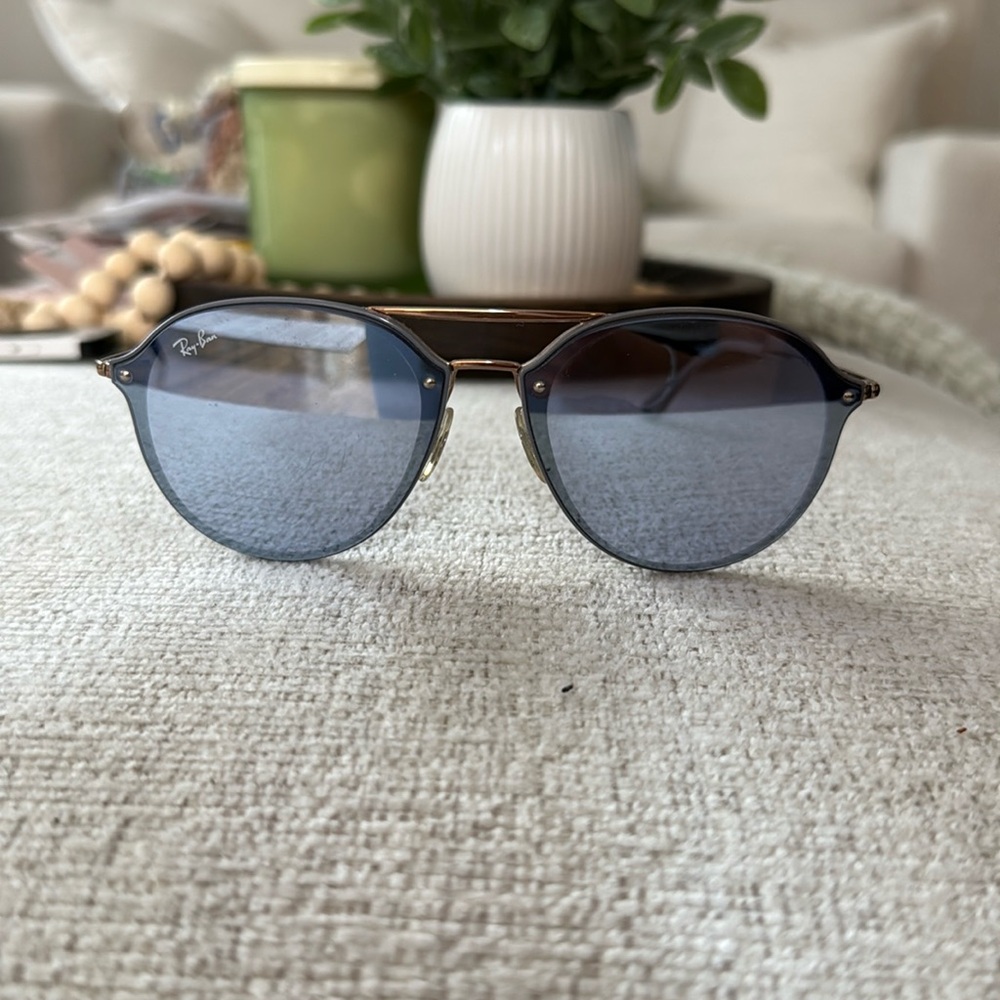 Blue Reflective Raybans